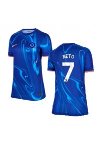 Fotbalové Dres Chelsea Pedro Neto #7 Dámské Domácí Oblečení 2024-25 Krátký Rukáv